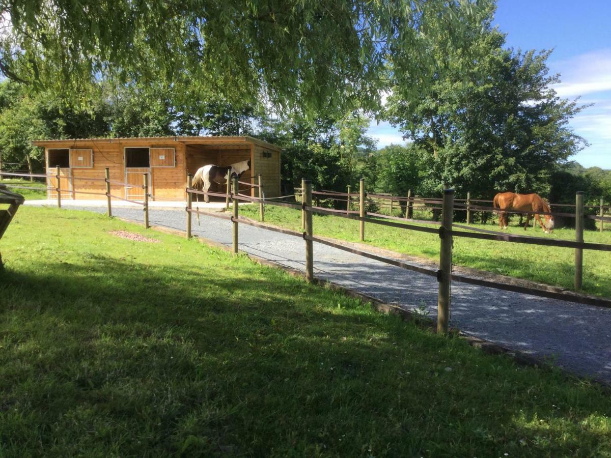 L'Auberge Du Mont Le Breuil-en-Auge Exterior foto